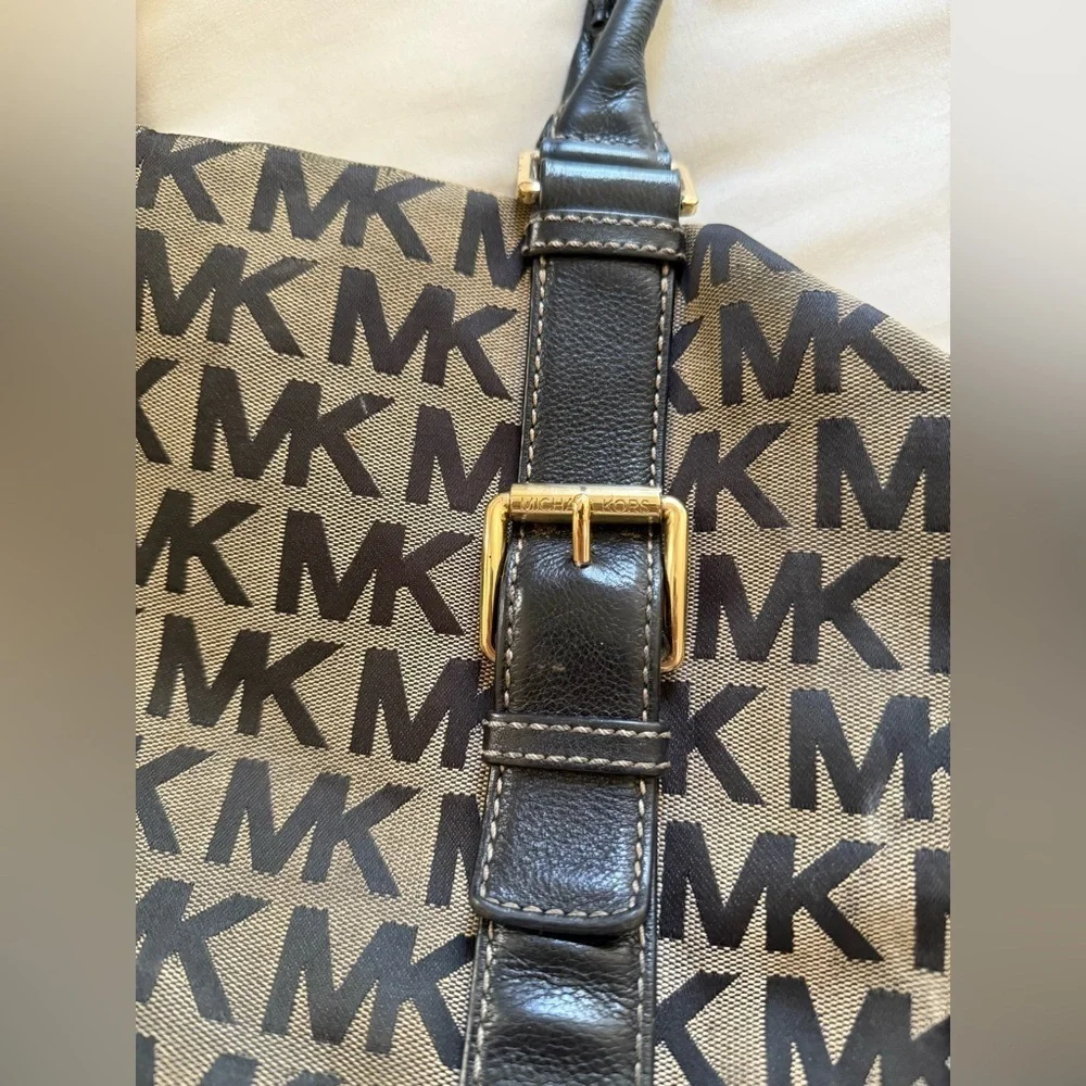 Michael Kors Black and Brown Men's Bag